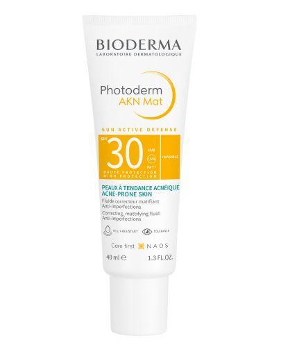 Bioderma Photoderm AKN Mat SPF 30 Krem do skóry tłustej i mieszanej, 40 ml